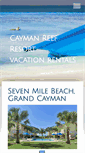 Mobile Screenshot of caymanreefresortrentals.com
